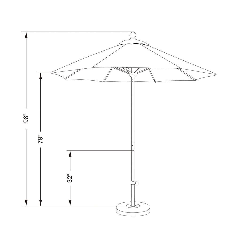 Bronze Market Umbrella B1963