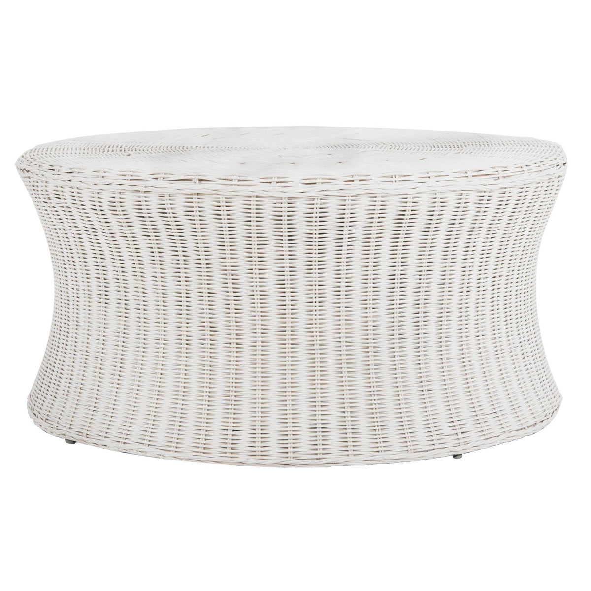 White Cocktail Ottoman U38210