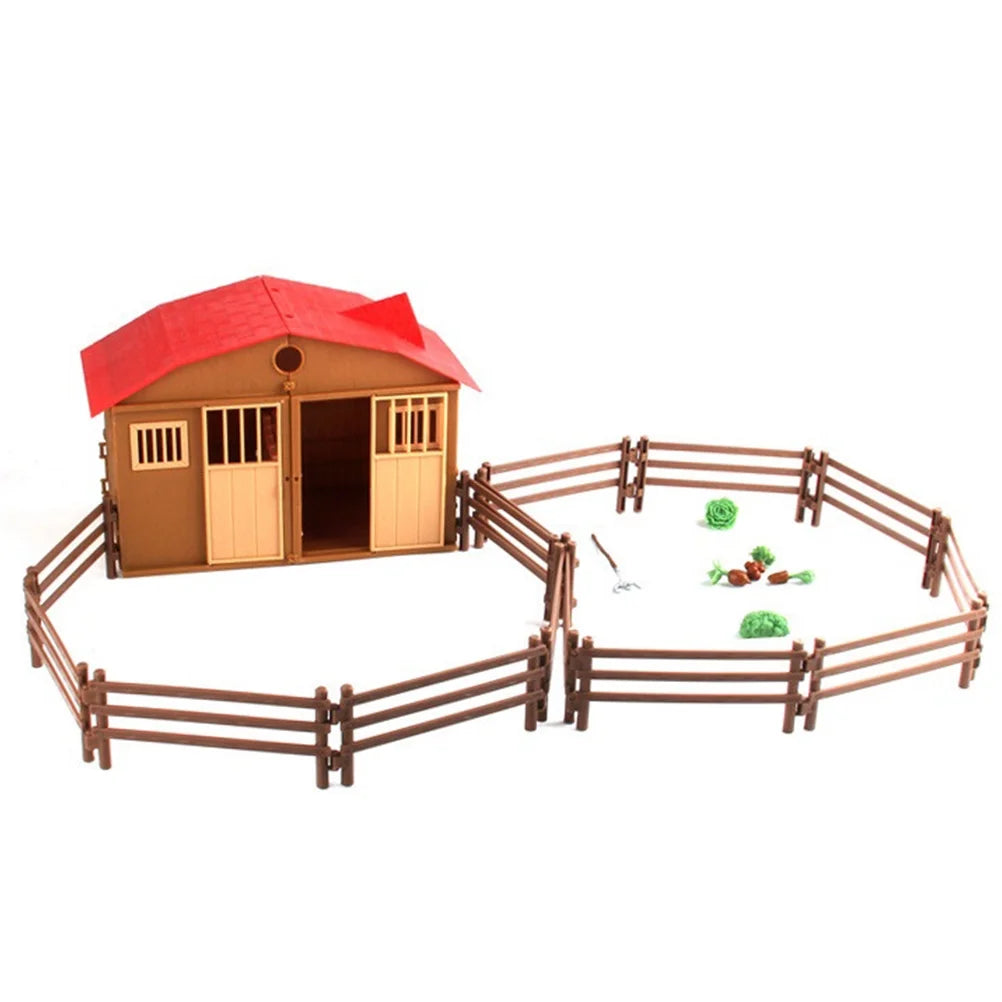 Simulation Farm Playset Sand Table Scene Model Toy G1435
