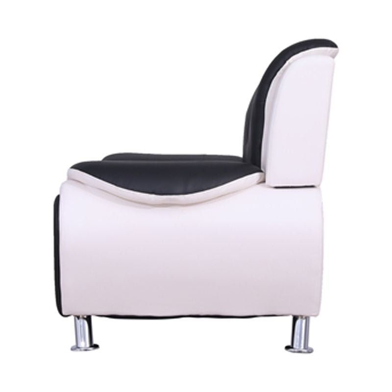 3-Piece Set with Sofa and 2 Club Chairs in Black & White Z1968