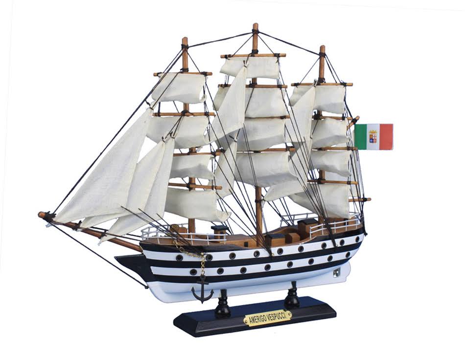 Wooden Tall Model Ship F27469