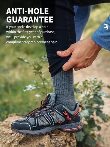 Merino Wool Hiking Socks Crew Style L6689