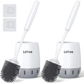 Toilet Brush and Caddy Bowl Cleaner Holder Set (2Pack) M907