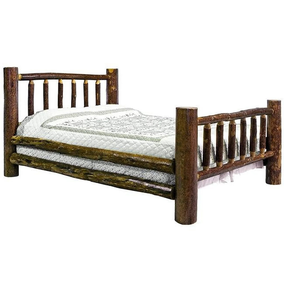 Bed with Laser Engraved Bronc Full F993702