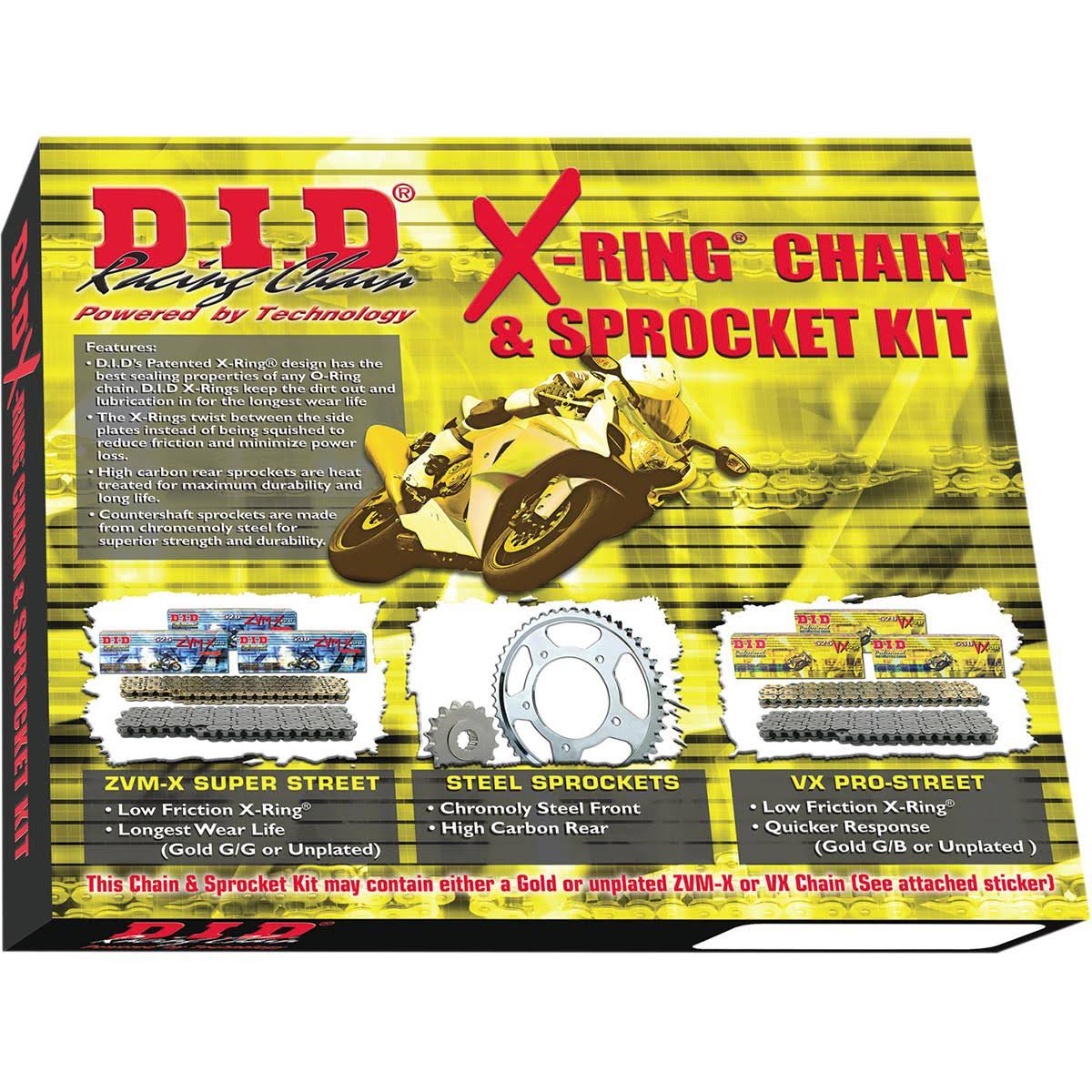 X-Ring Chain and Sprocket Kit F307