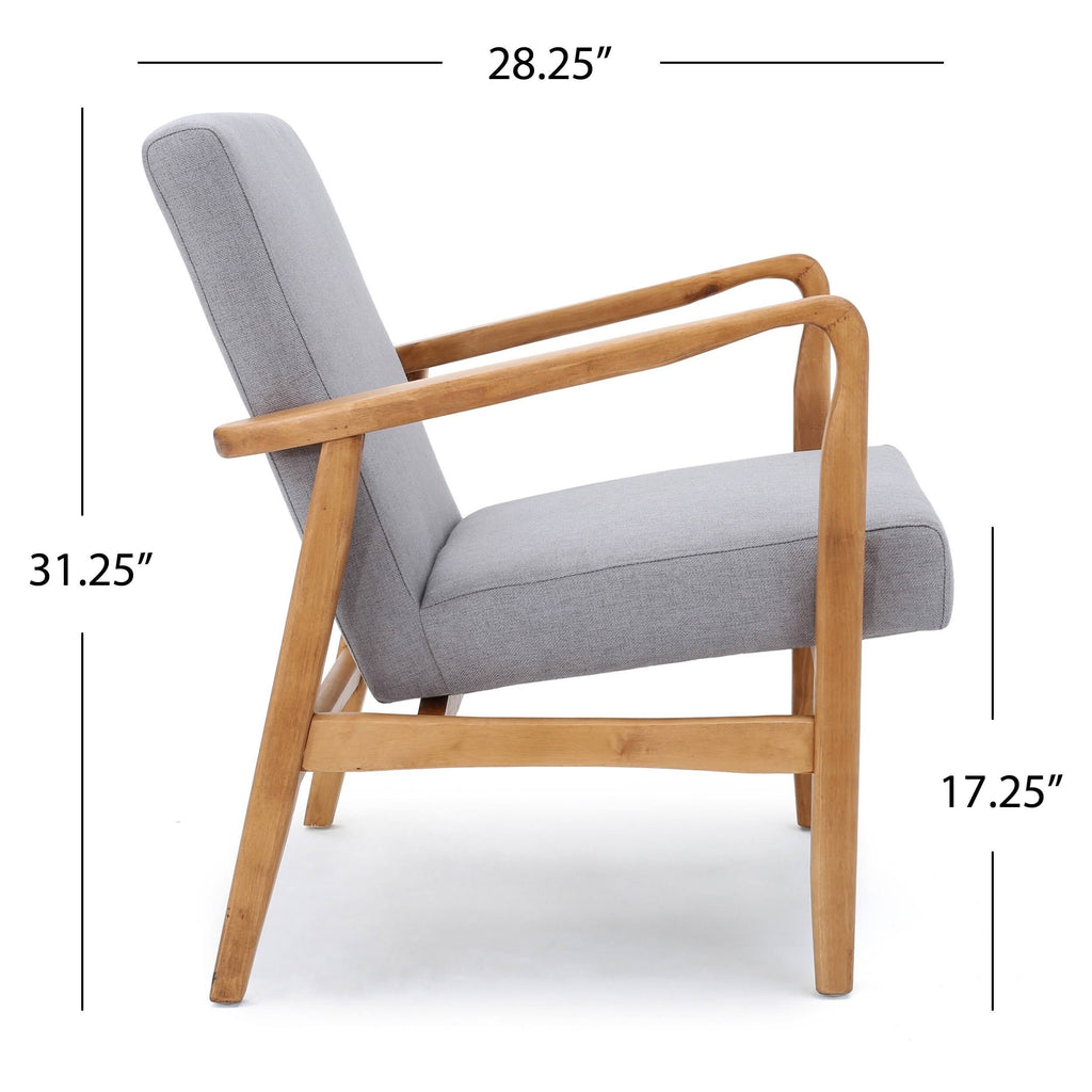 Grey Fabric Club Chair T72135