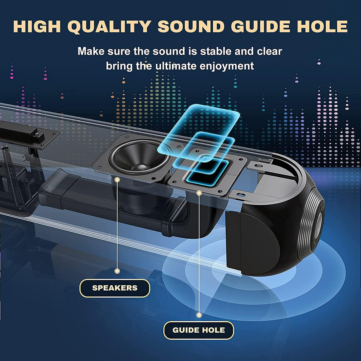 HiFi Stereo Bluetooth Computer Speakers, Pack of 2 F9537