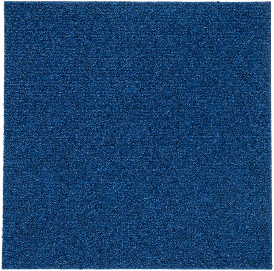 Self Adhesive Carpet Tile, 12 Tiles/12 sq Ft Pack of 2 S10299