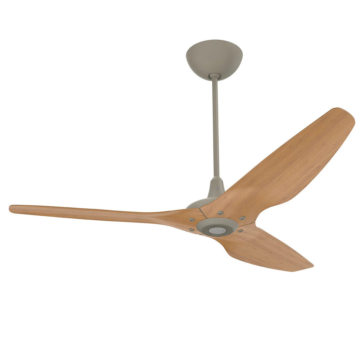 60 Ceiling Fan with Cocoa Bamboo Blades and Satin Nickel Finish O45169