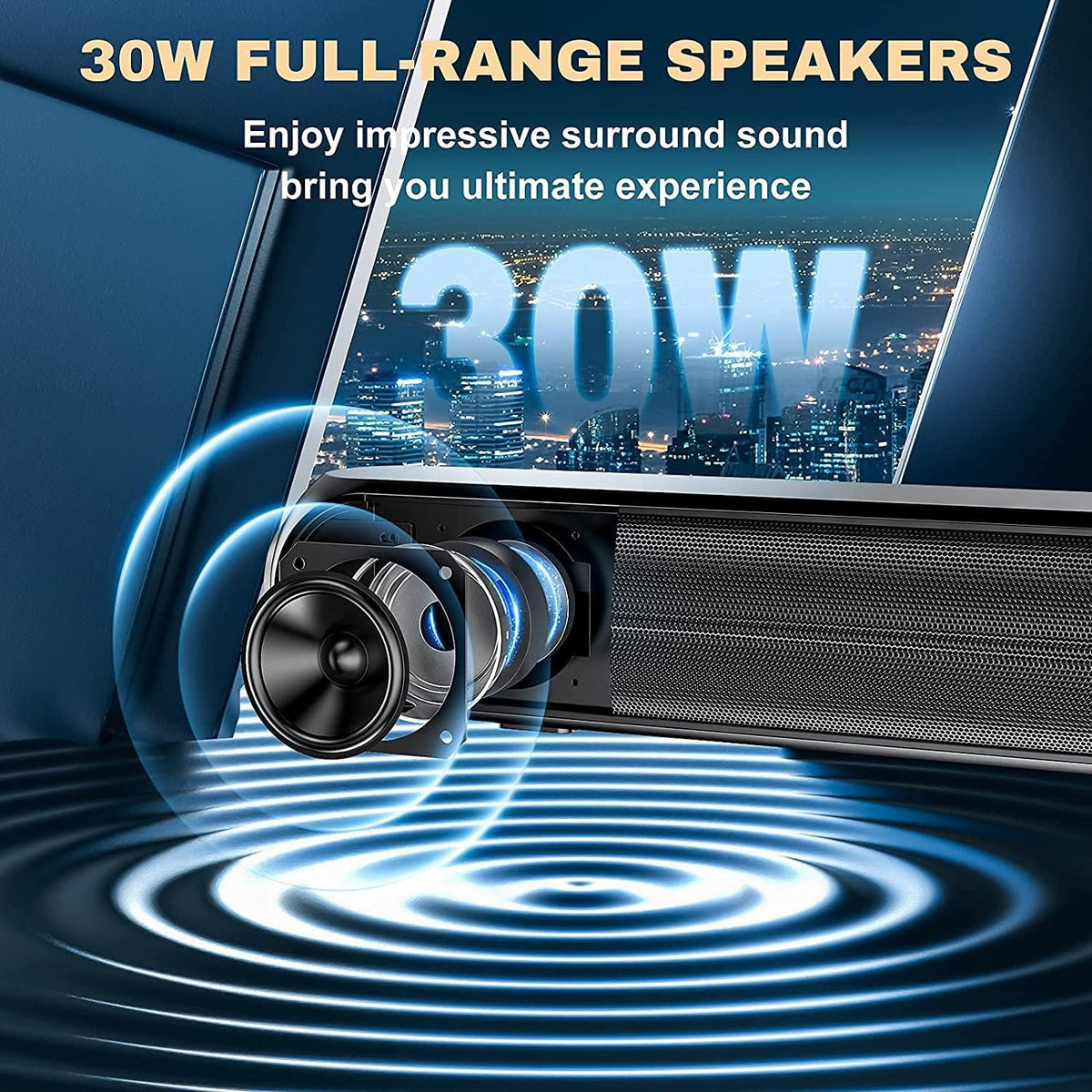 HiFi Stereo Bluetooth Computer Speakers, Pack of 2 F9537