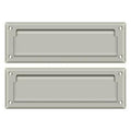 Satin Nickel Mail Slot with Back Plate D853