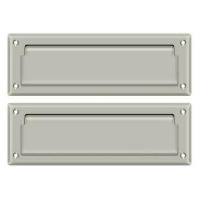 Satin Nickel Mail Slot with Back Plate D853