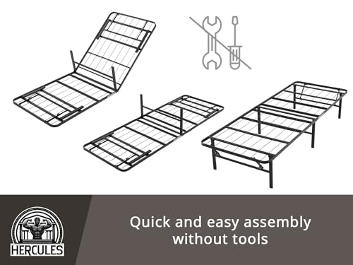 Folding Metal Bed Frame, 14 Inch Full C3685