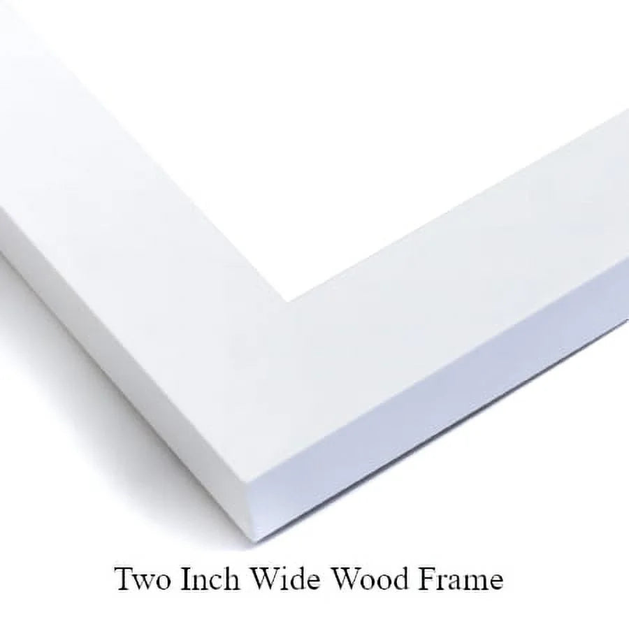 White Modern Wood Framed Museum Art Print O873853
