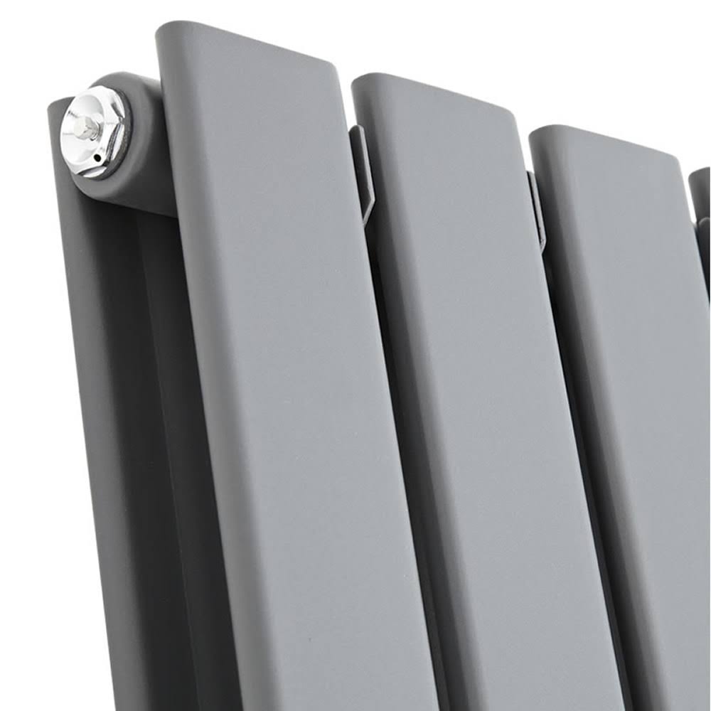 Anthracite Vertical Hot Water Radiator B817529