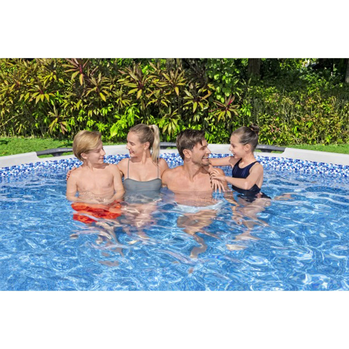 15' x 42 Round Above Ground Swimming Pool Set A385