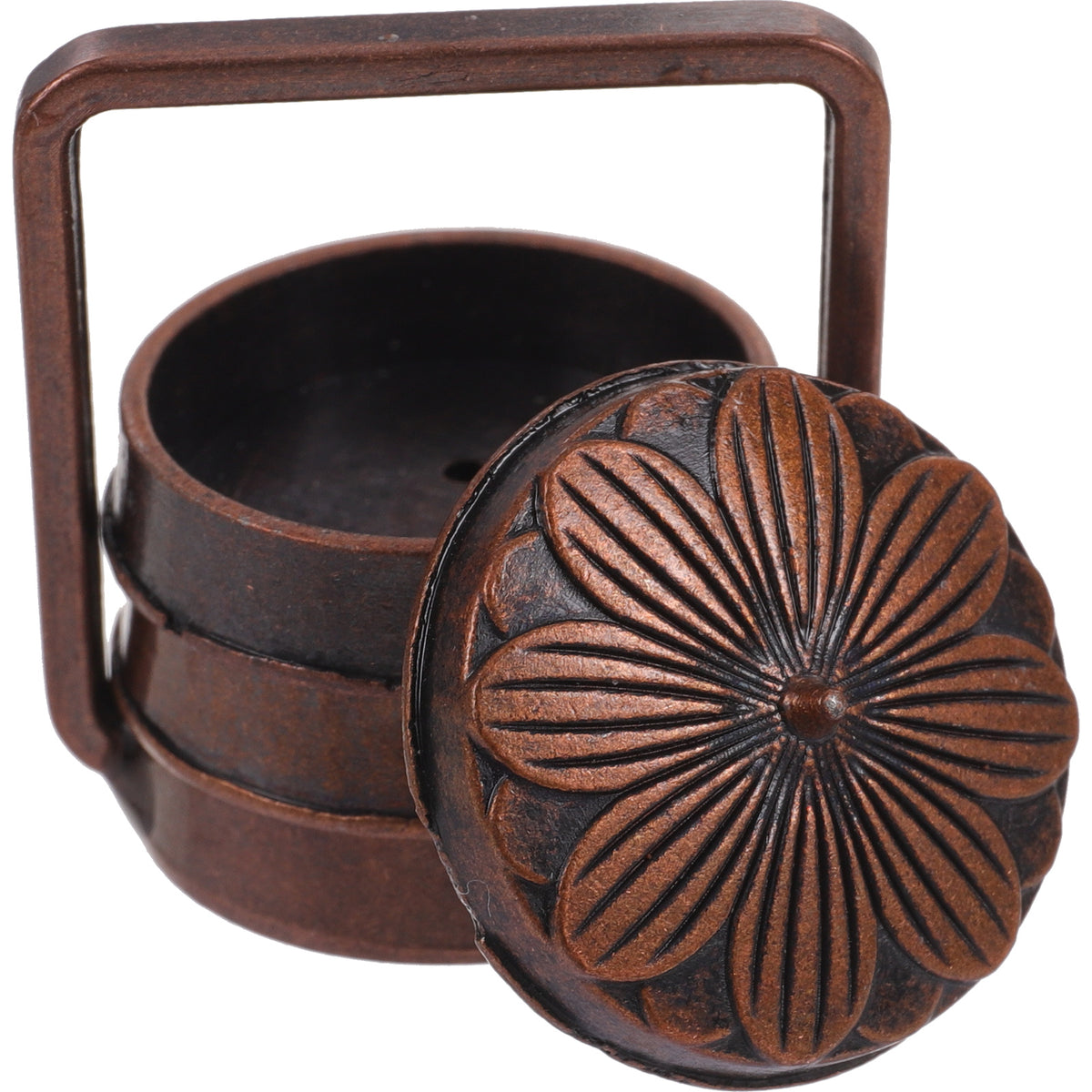 Small Metal Basket Miniature Doll House Decor Y815767