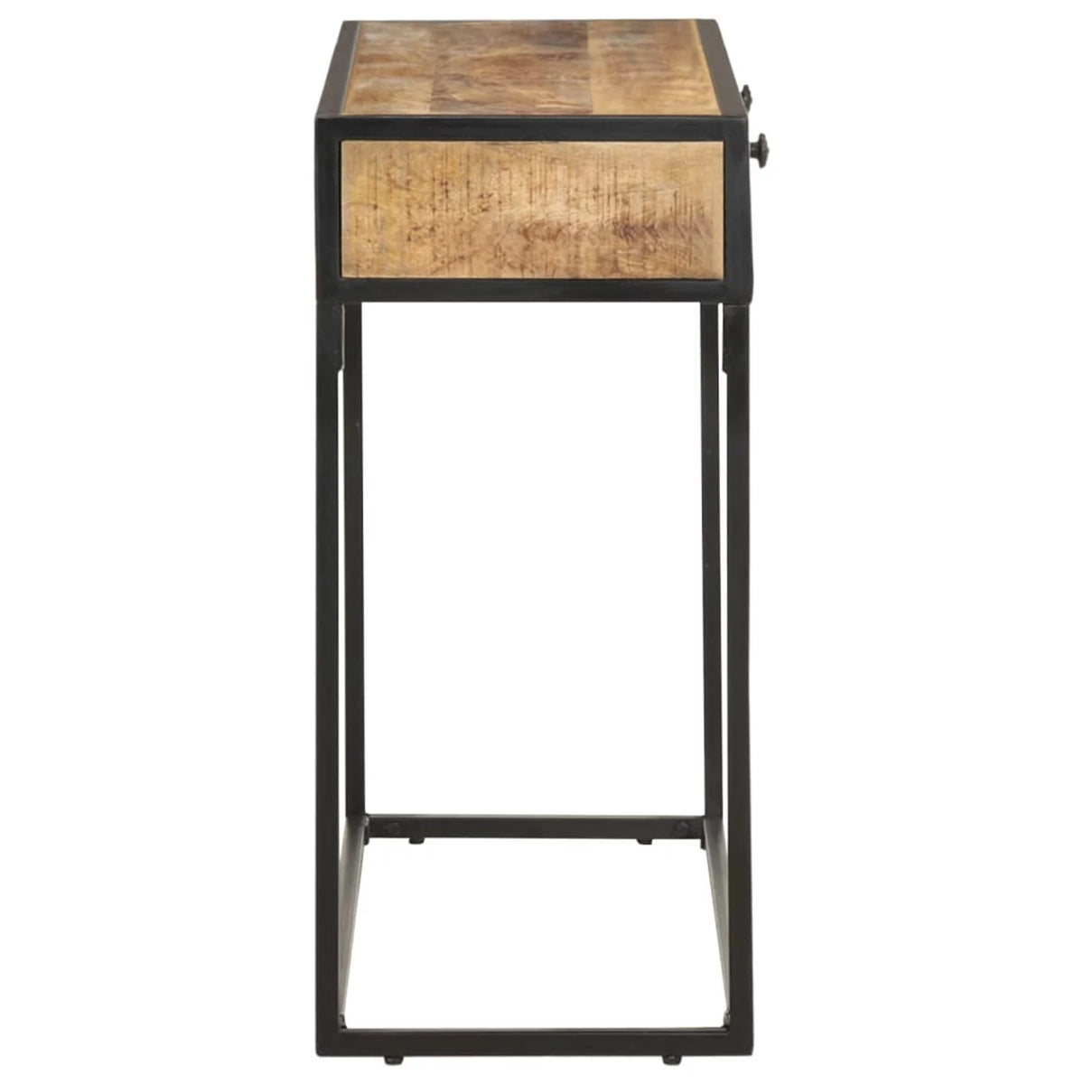 39.4"x13.8"x29.5" Solid Mango Wood Console Table X7278