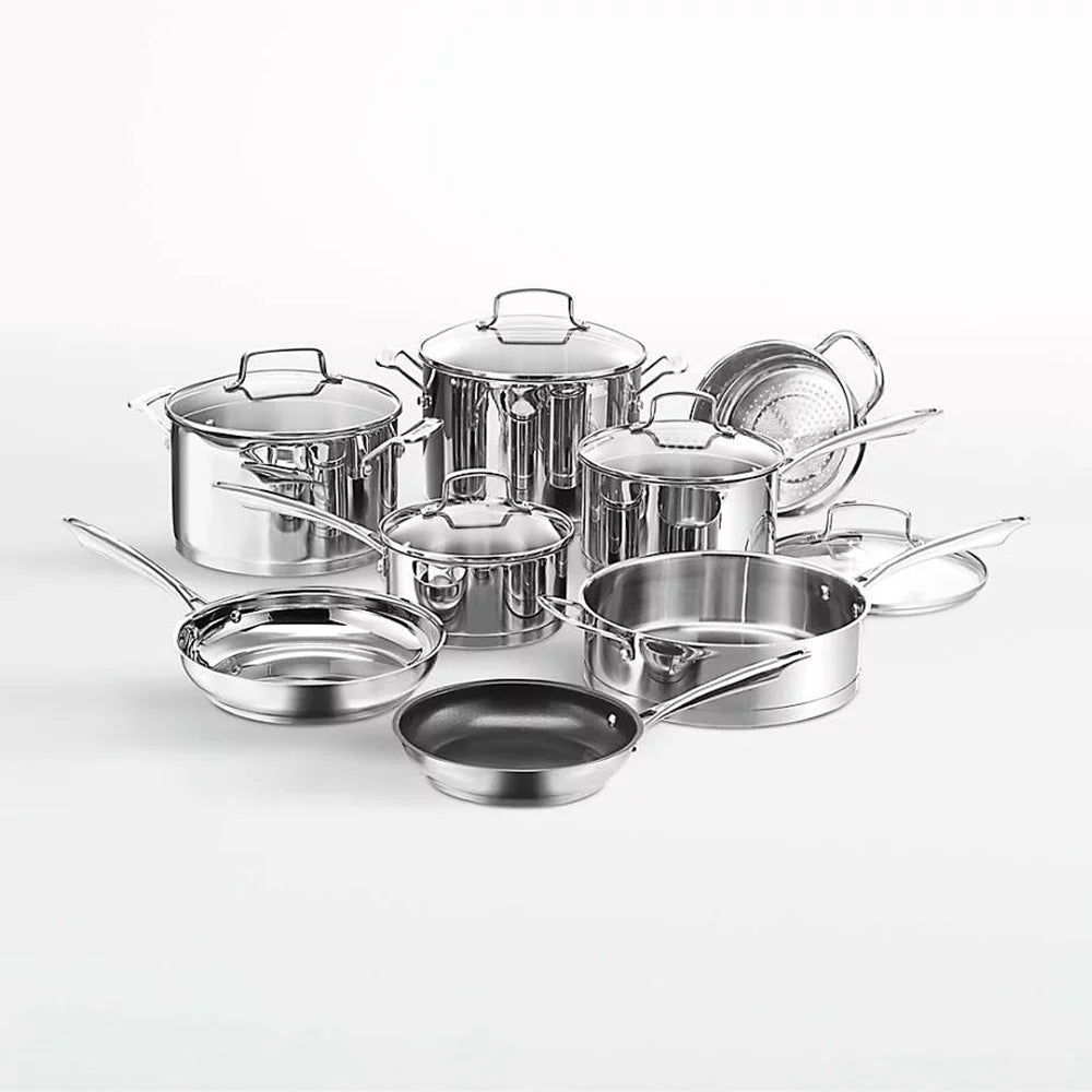 13-Piece Stainless Steel Cookware Set I498