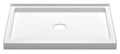 White Rectangular Shower Base L477822