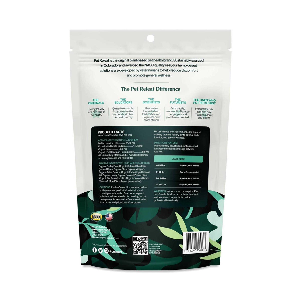 Peanut Butter & Banana Hip & Joint Dog Treats K88898