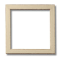 Eggshell Beveled Edge Wood Frame Z107