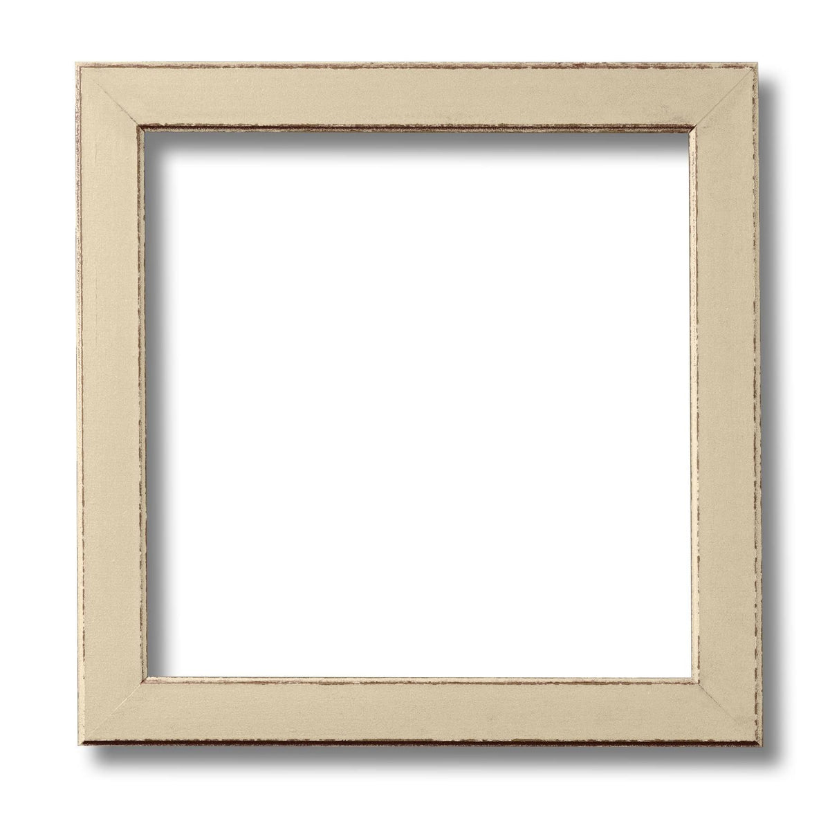 Eggshell Beveled Edge Wood Frame Z107