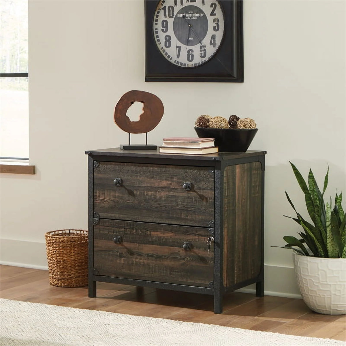Carbon Oak Engineered Wood Lateral File F603