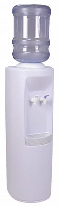 White Plastic Bottled Water Dispenser U8677