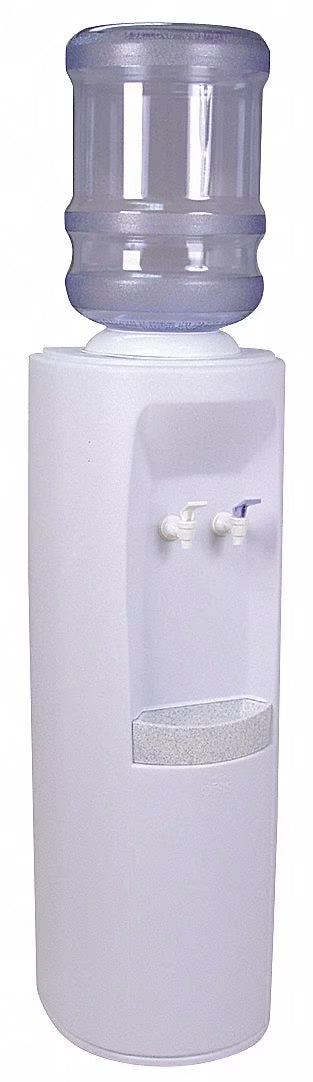 White Plastic Bottled Water Dispenser U8677