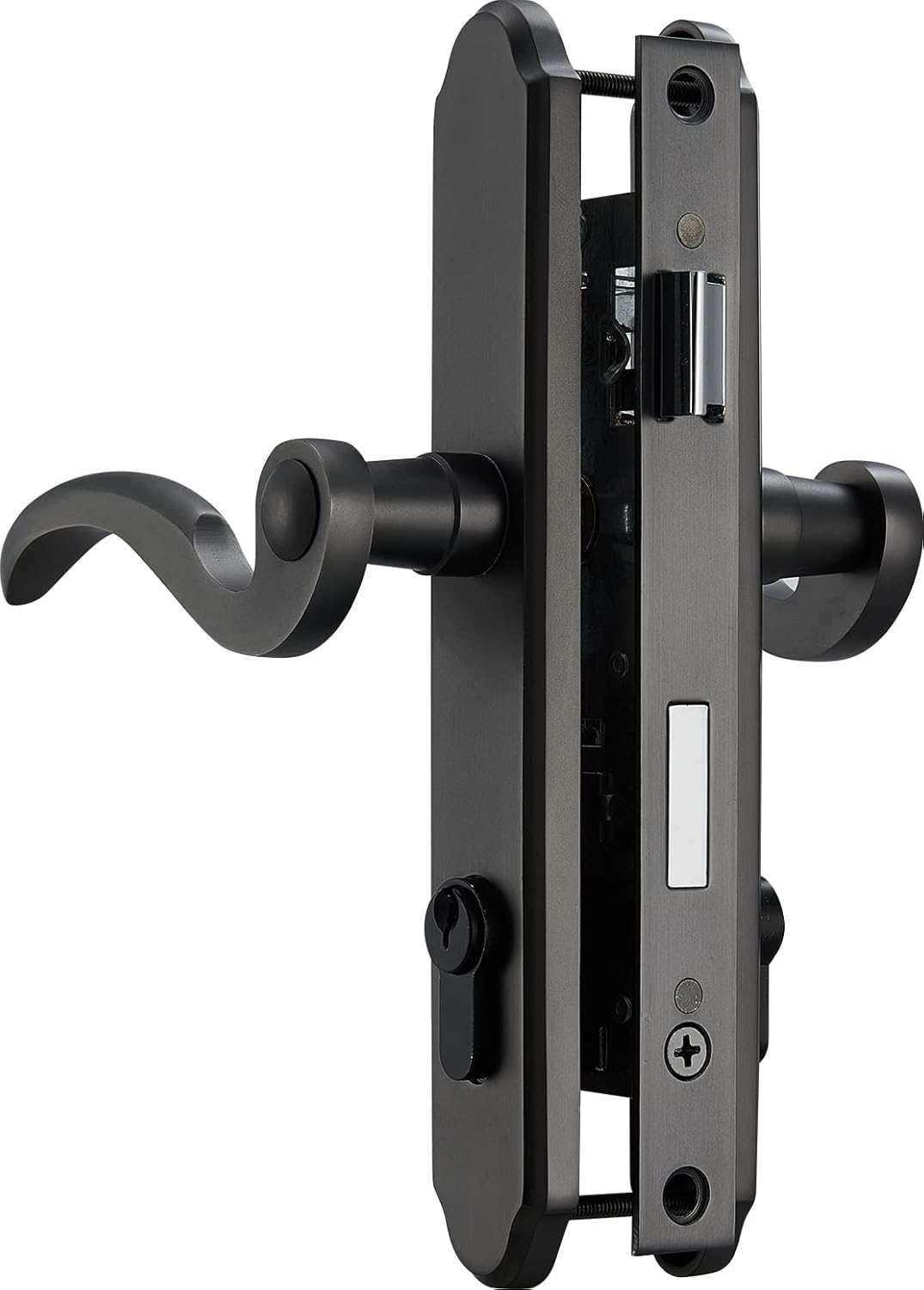 Brushed Dark Bronze Brass Lock Set T4767