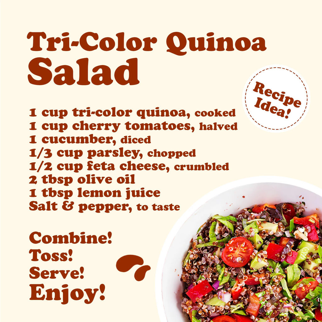 24 Pounds Tri-Color Quinoa Blend K314099