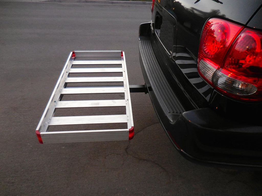 48 x 21 Hitch Mount Aluminum Cargo Carrier D52188