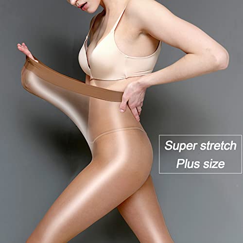 Women's Oil Shiny Pantyhose High Stretch Tights 60D D834816