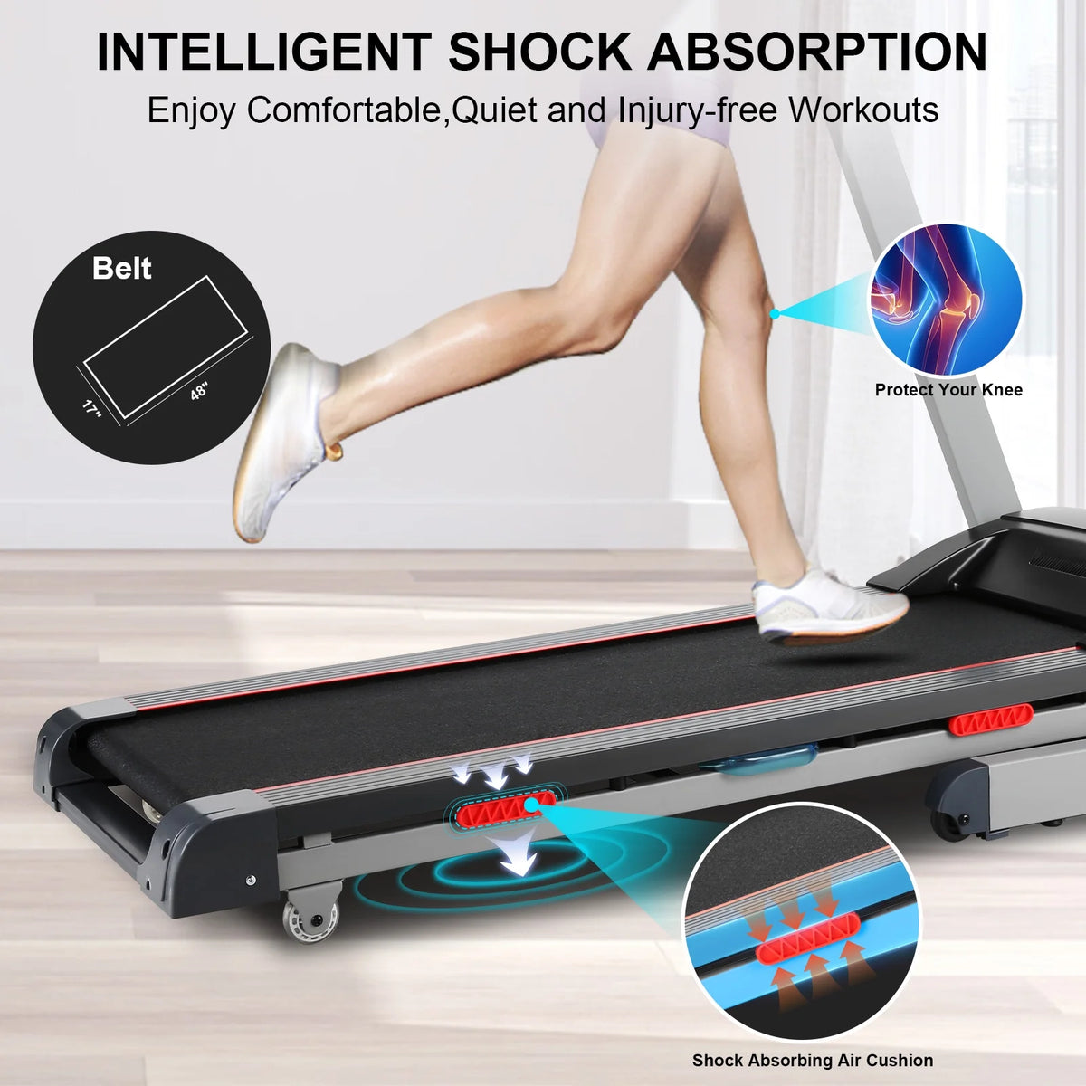3HP Incline Treadmill with 15 Level Auto Incline H403637