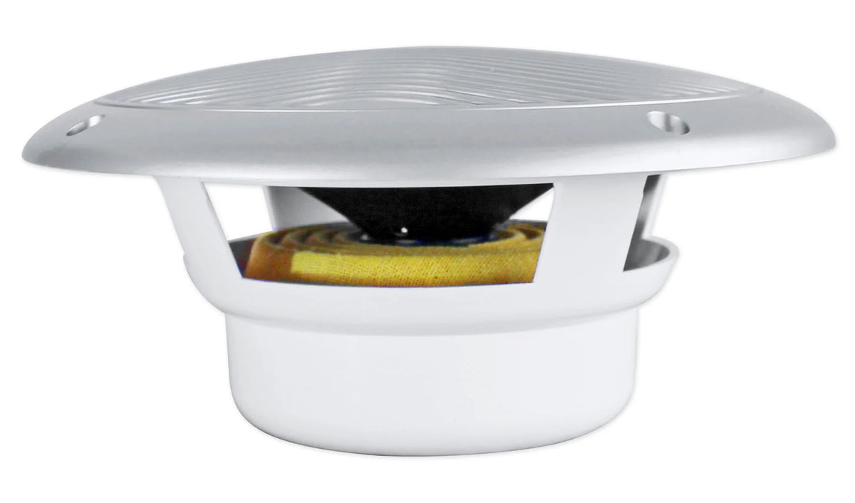 6.5 1200 Watt Waterproof Marine Boat Speakers 2-Way Silver E80503