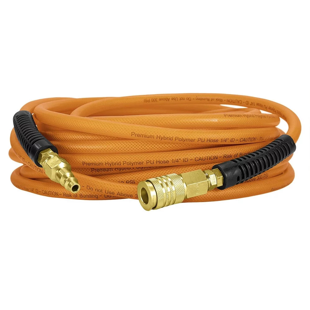 Polyurethane Polymer Hybrid 100-Foot Air Hose with 1/4 in. NPT Fittings E307