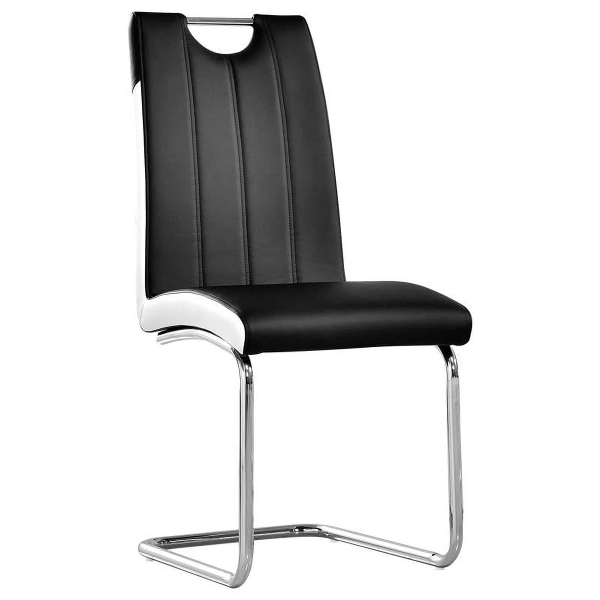 Faux Leather Dining Side Chair Set of 2 Z232592