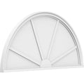 Half Round 4 Spoke PVC Pediment J83544
