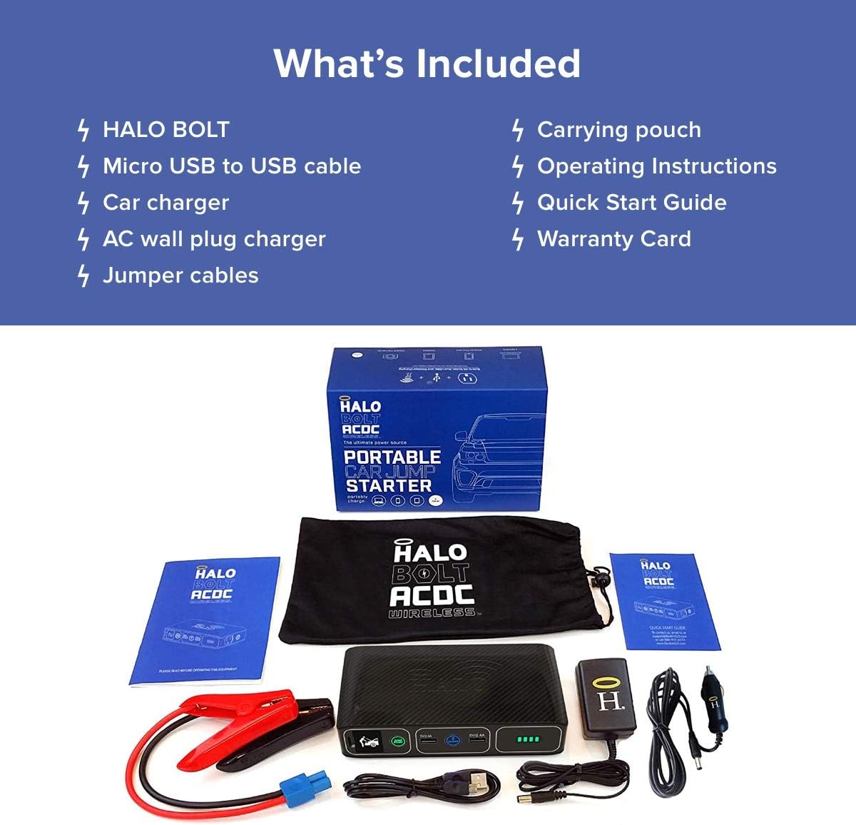 44400 mWh Portable Laptop Power Bank with AC Outlet and Car Charger G15283