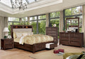 Dark Oak Solid Wood King Bedroom Set 5pcs K481