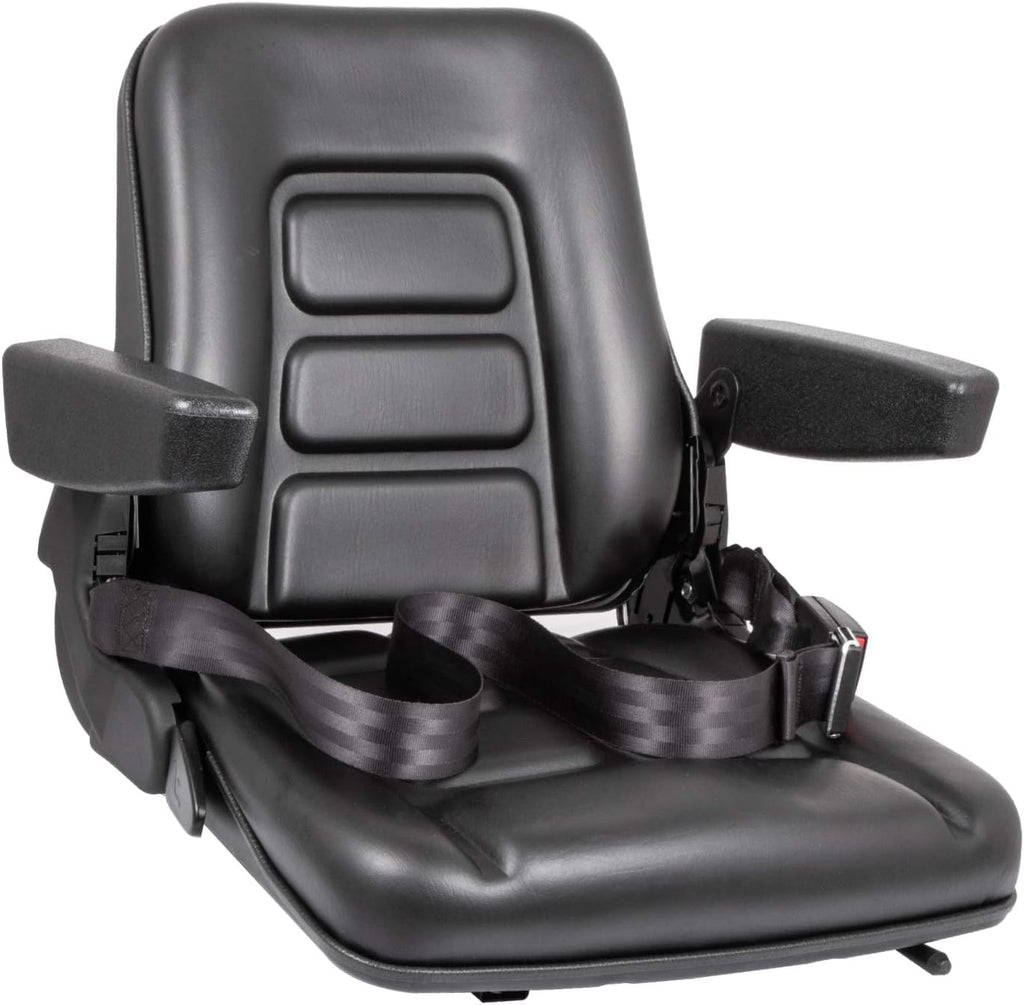 Fold Down Forklift Seat with Safety Belt and Armrest K838