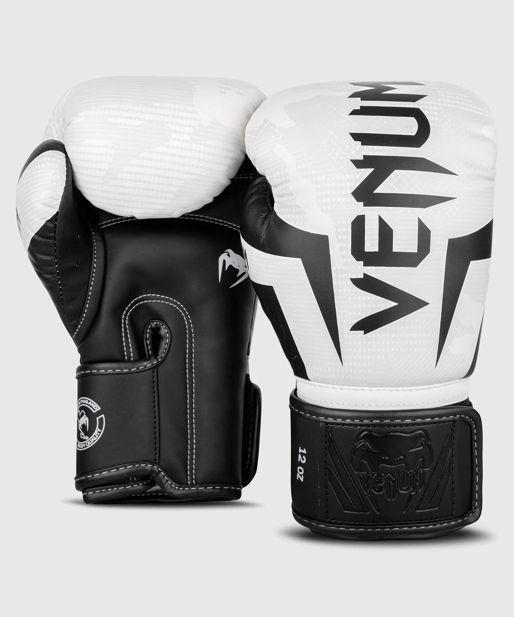 White Camo 12 oz Boxing Gloves V788