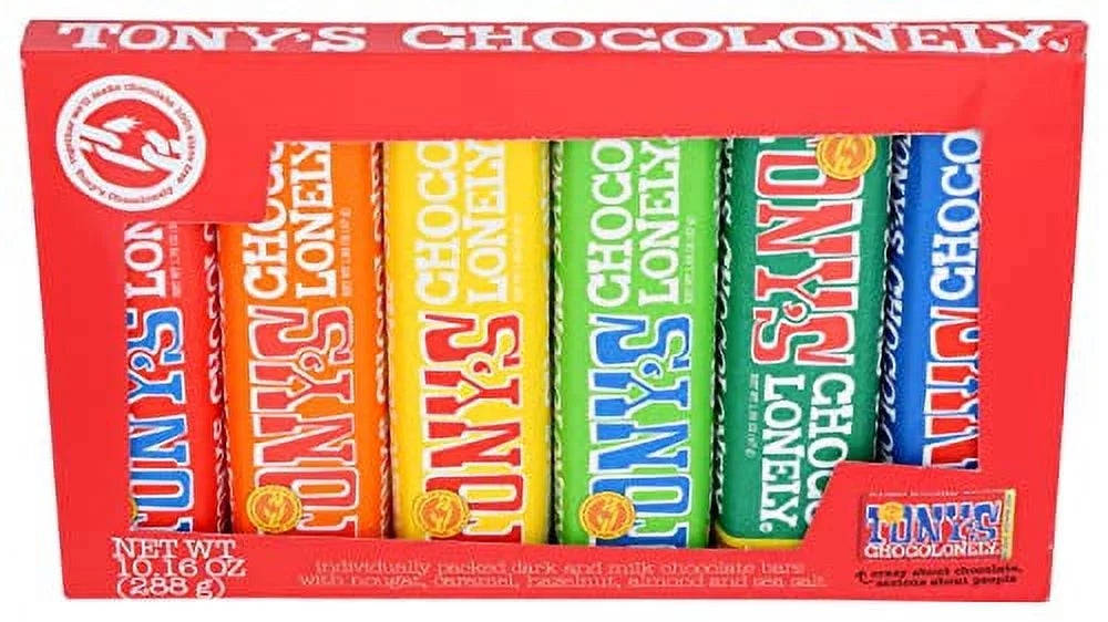 Rainbow Tasting Chocolate Bar Pack, 10.16 OZ R637