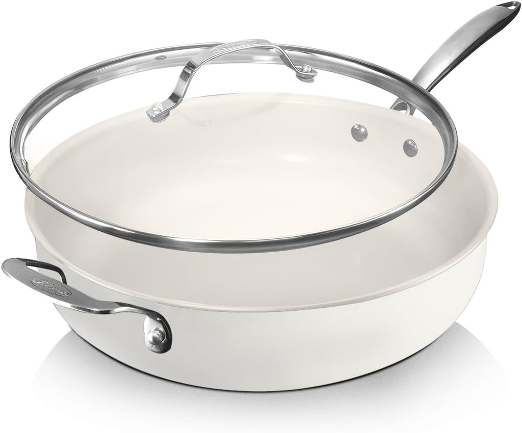 12 Pc Non Stick Ceramic Pots and Pans Set I52071