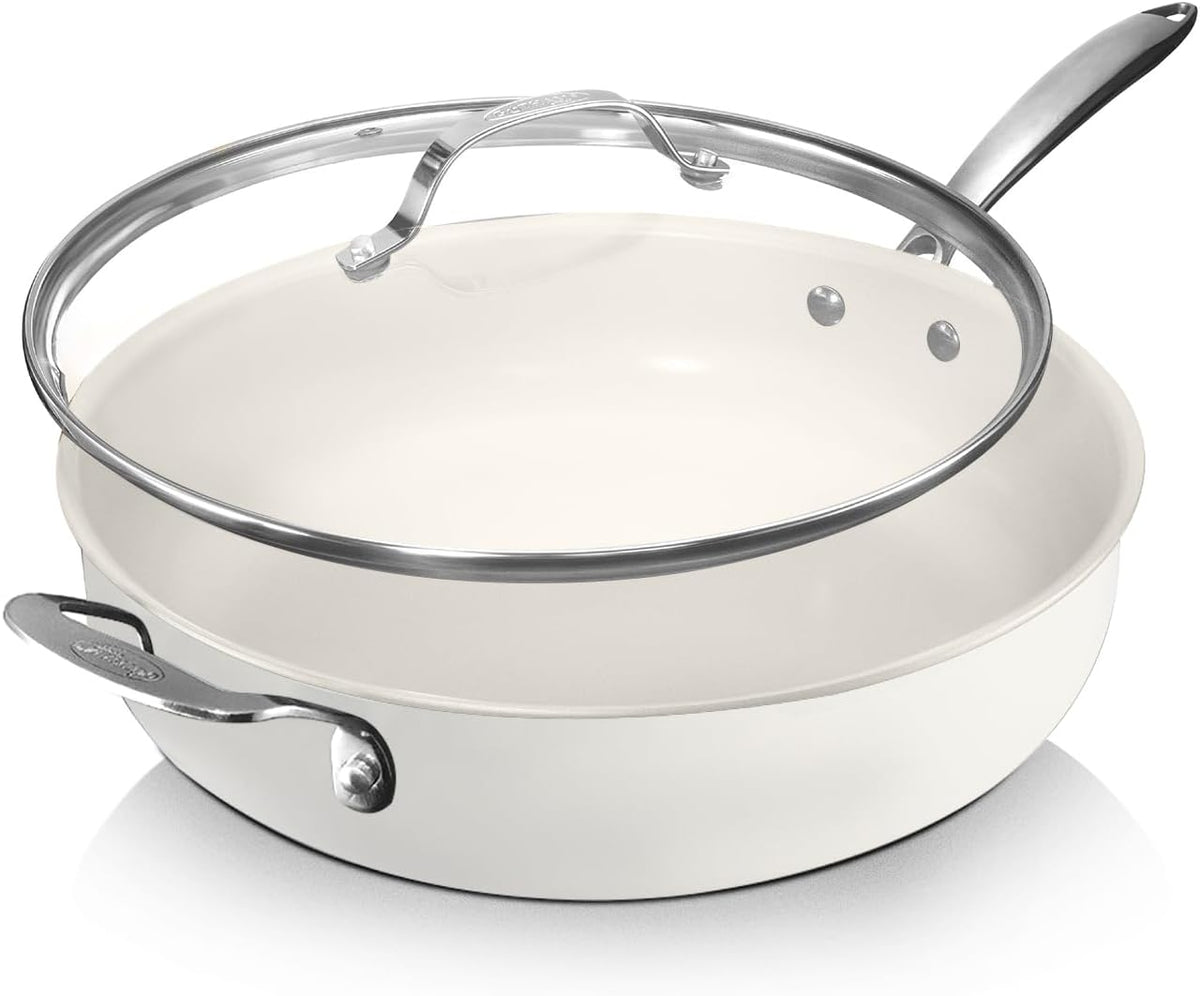 12 Pc Non Stick Ceramic Pots and Pans Set I52071