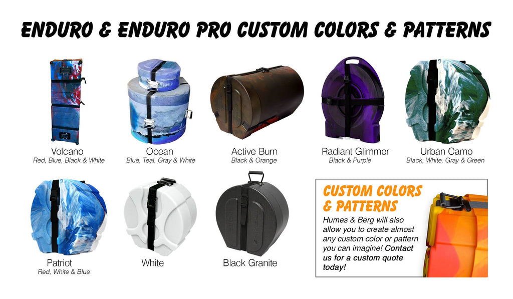 Tom Drum Case with Foam Black 14 x 12 in. U8374