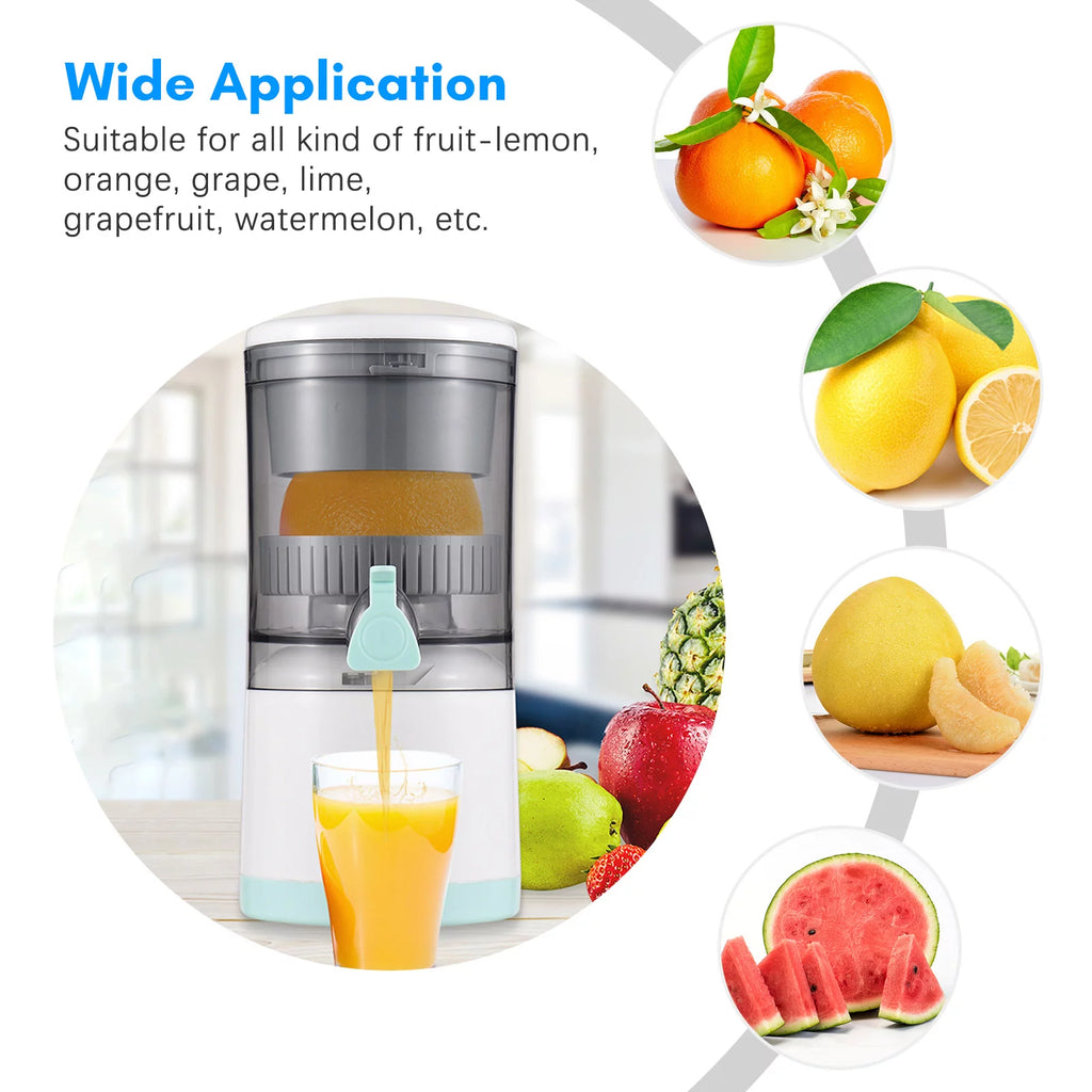 Electric Orange Juice Squeezer Portable Citrus Juicer USB Powered Detachable Washable Y83119