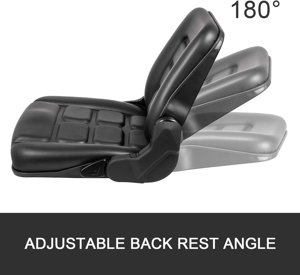 Fold Down Forklift Seat with Safety Belt and Armrest K838