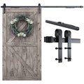6.6 FT Sliding Barn Door Soft Close Hardware Kit Q911538